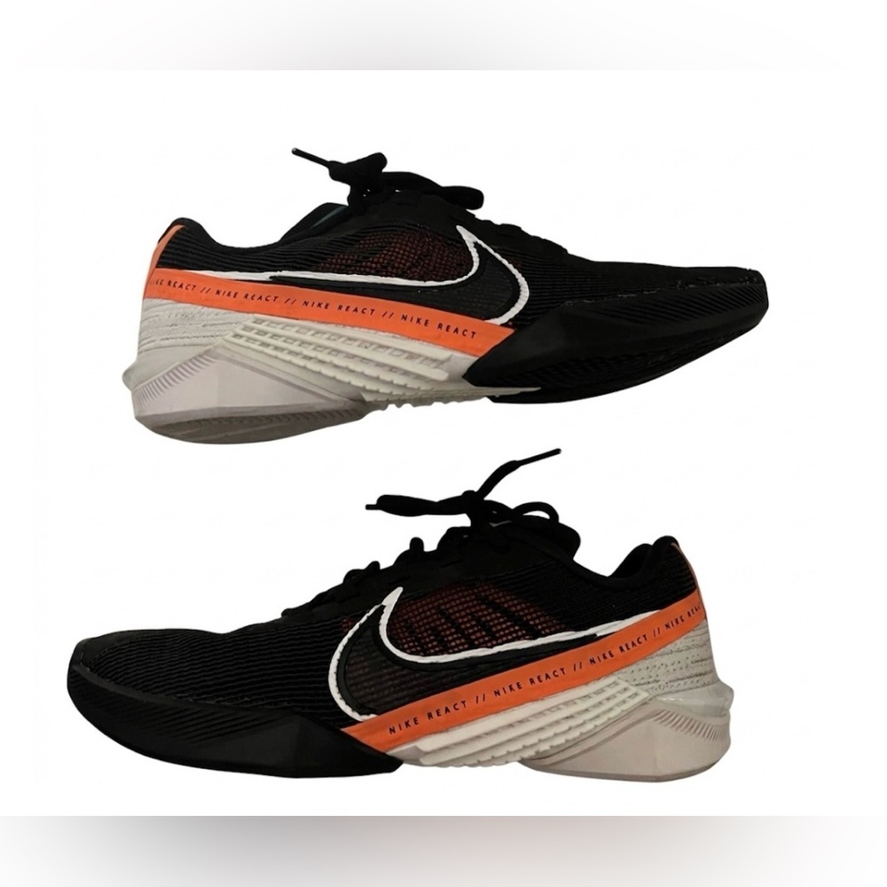 Nike React Infinity Run Flyknit 2 Running Shoes – Black/Orange – Women’s Size 6